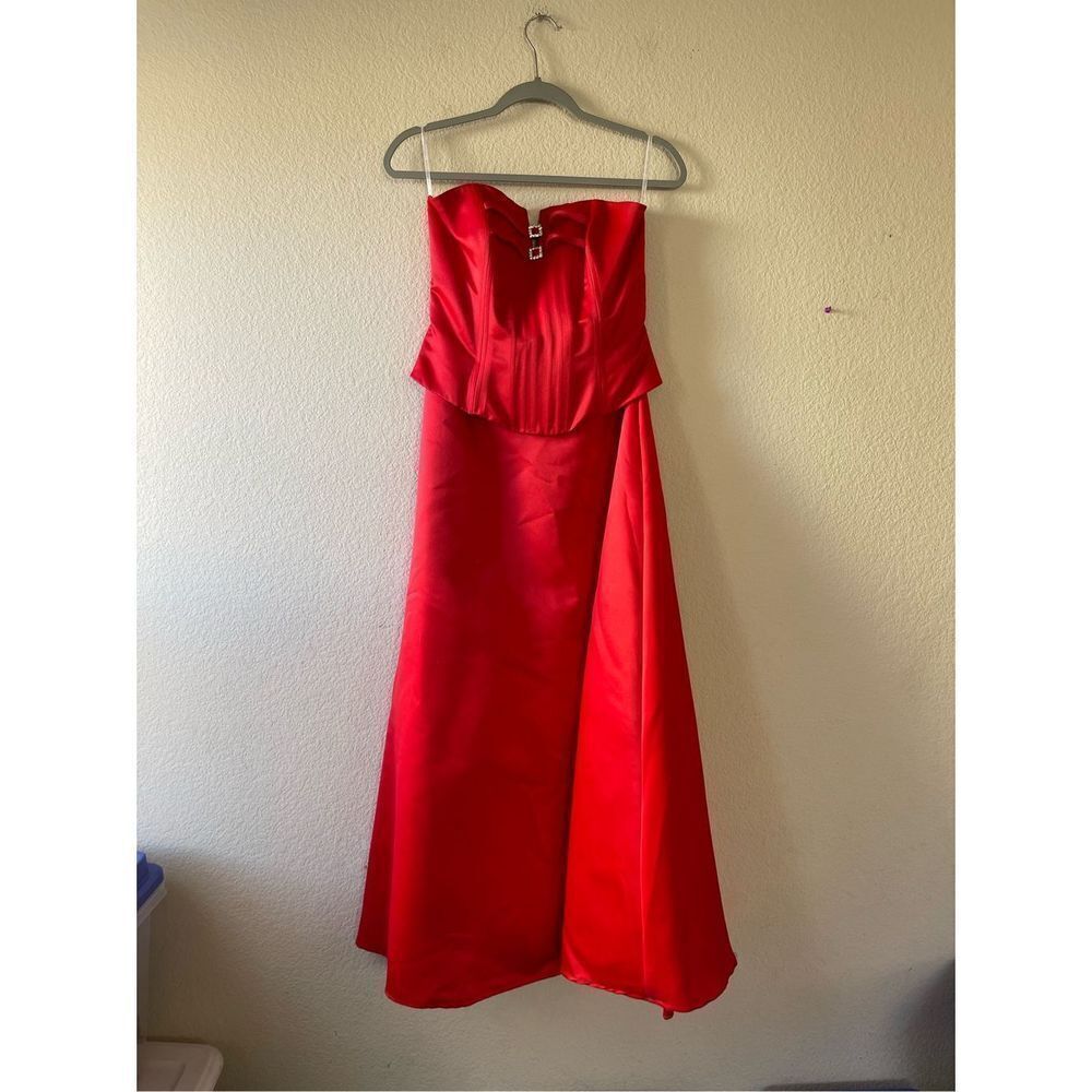 Vintage Scott McClintock and gunne sax strapless gown and purse size 10